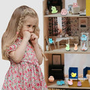 Luminous Mini Resin Animals 50 Pcs Tiny Animals to Hide Around The Office Home Mini Ducks Tiny Frogs Small Birds Glow in The Dark for Crafts Fairy Garden Accessories