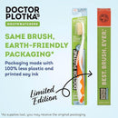 MOUTHWATCHERS Soft Flossing Toothbrushes, Value Pack of 4, Orange, Manual Toothbrush for Adults, Ultra Clean, Good for Sensitive Teeth and Gums, by Dr. Plotka's by CozyNest Decor