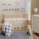 Lambs & Ivy Little Racer 3-Piece Cars/Transportation Baby Crib Bedding Set by TinyTreasures Baby Boutique
