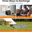 SinKeu Portable Power Station 80000mAh,256Wh LiFePO4 Battery Backup,300W AC Outlets, Power Bank for Hurricane Emergency Outdoor Camping RVs Home by TinyTreasures Baby Boutique