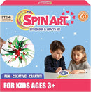 Butterfly EduFields Spin Art & Craft Kit for Kids | Educational Birthday Gift for 3+ 4 5 6 7 Year Old Boys and Girls| DIY Painting Kit for Kids | STEM Toy for for 3+ Years | Science Project Kit by TinyTreasures Baby Boutique