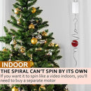 Gazing Ball Spiral Tail Wind Spinner,Decorative Wind Spinner 11inch Tail and 2 inch Glass Orb. Indoor Outdoor Wind Spinner Tail Sun Catcher Garden Decoration-13 inch Height(red) by GreenHaven Gardens