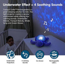 Cloud b Ocean Projector Nightlight with 2 White Noises & 2 Soothing Sounds | Adjustable Settings | Cry Sensor | Tranquil Turtle - Ocean (Rechargeable) by TinyTreasures Baby Boutique