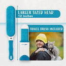 Lint Brush and Pet Hair Remover for Laundry, Clothes, Couches, Car Seats, Furniture and Fabric. Reusable Dog and Cat Fur Wizard Hair Removal Brush. ALLISTAR (Sky Blue) by CozyNest Decor
