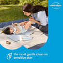 WaterWipes Sensitive+ Newborn & Baby Wipes, 3-In-1 Cleans, Cares, Protects, 99.9% Water, Unscented & Hypoallergenic, 540 Count (9 Packs) by TinyTreasures Baby Boutique