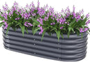 Raised Garden Bed 5x2x1.4 Ft Planter Box for Outdoor - Zinc-Aluminum-Magnesium Stainless Steel Durable Metal Garden Beds Kit for Vegetables, Flowers, Herbs and Succulents, Deep Grey by GreenHaven Gardens