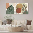 Tsomzxng Canvas Art Wall Decor Abstract Boho Wall Art For Living Room Modern Century Canvas Prints Paintings Pictures Green Botanical Bohemain Wall Art For Hotel Home Wall Artwork 24x48 Inch by CozyNest Decor