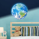 Glow in The Dark Earth for Ceiling, Luminous Planet Wall Sticker, Kids Bedroom Wall Decal, Sticky Fluorescence Earth, Gift for Boys and Girls (Blue) by TinyTreasures Baby Boutique