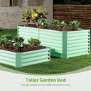 Land Guard 8x4x2ft Galvanized Raised Garden Bed, Planter Boxes Outdoor, Raised Garden Beds Outdoor for Vegetables, Flowers, Herbs, 479 Gallons, Lime Green… by GreenHaven Gardens
