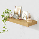 Deep Floating Shelves for Wall | 30 Inch Wide x 12 Inch Deep Floating Shelves | 30W x 12D Rustic Oak Wide Wall Shelves | Bookshelf Laundry Shelf TV Shelf by CozyNest Decor