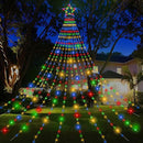 Onory 23FT Christmas Outdoor Waterfall Star String Lights, 860 LEDs, 8 Modes, Waterproof for Yard, Patio, Party Decorations by GreenHaven Gardens