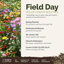 Eden Brothers Field Day Flower Mixed Seeds for Planting, 5 lb, 2,400,000+ Seeds with Zinnia Lilliput, Calendula Mix | Attracts Pollinators, Plant in Spring or Fall, Zones 3, 4, 5, 6, 7, 8, 9, 10 by GreenHaven Gardens