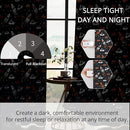 Kids Space UFO and Rocket Blackout Curtains - 100% Blackout, Thermal Insulated, Noise Reducing, Perfect for Kids Room and Nursery, 2 Panels (Starlight Rocket Chase, W52×L63) by TinyTreasures Baby Boutique