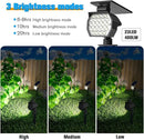 NIORSUN Solar Spot Lights Outdoor,23 LEDs Landscape Lighting with Auto On/Off and 3 Lighting Modes, IP67 Waterproof Spotlights,Outdoor Solar Lights for Yard Garden,8 Pack(Cool White) by GreenHaven Gardens