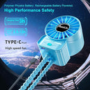 2 Pack Multifunctional Portable Stroller Fan 4 Speed 6600rpm High Speed Usb Rechargeable Personal Mini Handheld Fan Extended Tripod for Desktop Winding Kids Bed Treadmill Bike Golf Cart Outdoor Travel by TinyTreasures Baby Boutique