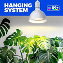 Barrina Hanging Grow Lights for Indoor Plants, 25W Full Spectrum, with Timer and 16.4FT Power Cord, Pendant Plant Lights for Indoor Growing, Large Tall Plant, Garden, Flowers, Greenhouse by GreenHaven Gardens