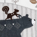 Lambs & Ivy Woodland Forest Animal Nursery 5-Piece Baby Crib Bedding Set - Gray by TinyTreasures Baby Boutique