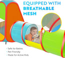 Playz 7pc Kids Play Tent with 1 Big Ball Pit for Babies, 3 Play Tunnel for Toddlers, and 3 Pop Up Tents Playhouse Bundle, Best Birthday Gift for Boys & Girls, Indoor & Outdoor Use Portable Play Center by TinyTreasures Baby Boutique