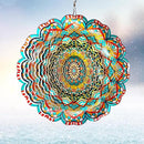 Wind Spinner Lucky Star Mandala Wind Spinners for Garden Yard Hanging Wind Sculptures Create Zen Atmosphere. Kinetic Metal Art Decoration Indoor/Outdoor Decor Mandala Gift for Mom Wife Woman by GreenHaven Gardens