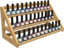 Spice Rack Organizer for Spice Jars: Large Bamboo 3-Tiered Seasoning Rack for Countertop, Kitchen, Cabinet, Pantry by CozyNest Decor