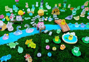 Luminous Woodland Mini Resin Animals Figures 100 Pcs Glow in The Dark Tiny Plastic Animals Small Little Miniature Animals Figurines for Hiding Miniature Fairy Garden Accessories by GreenHaven Gardens