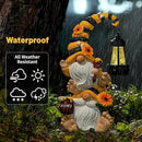 Garden Gnome Statue with Solar Lights – Large Outdoor Whimsical Decor for Patio, Lawn, Yard – Resin Waterproof Sculptures – Unique Birthday Gift for Grandma, Mom, Women by GreenHaven Gardens