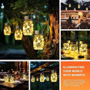 GIGALUMI Solar Mason Jar Lights, 8 Pack 30 Led String Fairy Lights Garden Lights Outdoor Waterproof Hanging Solar Lanterns for Outdoor, Garden, Patio, Lawn, Balcony Decoration by GreenHaven Gardens