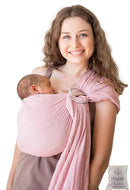 Baby Carrier Sling – Breathable 100% Cotton Wrap for Infant Support, Rose Sling Ring – Adjustable Muslin Fabric, Baby Carrier Newborn to Toddler – Soft Chest Hold for Travel by TinyTreasures Baby Boutique