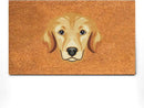 PLUS Haven Coco Coir Door Mat with Heavy Duty Backing, Natural Welcome Bull Dog Doormat, 17.5”x 30” for Entrance, Front Porch, Easy to Clean Entry Mat, Outdoor and Indoor Uses by CozyNest Decor
