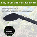 Weed Puller, Long Handle Crack Weeder Tool Hand Cultivator with Soft Foam Grip, Durable Curved Head Hook Weed Remover Tool Ideal for Weeding Digging Edging Planting Cultivating Scraping by GreenHaven Gardens