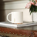 COLLECTIVE HOME - Monogram Ceramic Mugs, 15 oz Golden Initial Coffee Cups, Elegant Alphabet Tea Mugs, Elegant Personalized Mug with Gift Box, Luxurious Cups for Office and Home (j) by CozyNest Decor