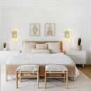Modern Gold Crystal Wall Sconce Light Fixtures, Wall Mount Lamps for Bedroom Living Room Bathroom Vanity Mirror by CozyNest Decor
