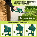 Cordless Hedge Trimmer, 2-in-1 Electric Bush Trimmer and Handheld Grass Cutter, 22V Lightweight Mini Shrub Trimmer Grass Clippers with 1 Battery and Charger, Perfect Gardening Yard Tools by GreenHaven Gardens