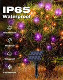 6 Pack Solar Fairy Lights for Outside Waterproof, 49FT/15M 150LED Solar String Lights Outdoor 8 Modes Solar Twinkle Lights for Garden Yard Halloween Decor, Orange-Purple by GreenHaven Gardens