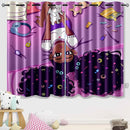Black Girl Blackout Curtains 2 Panels 63" Inch Drapes for Kids Nursery Bedroom Purple Girls Blackout Curtains Cute Girls Themed Grommet Top Thermal Insulated Curtains for Nursery, 82" x 63" by TinyTreasures Baby Boutique