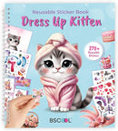 Sticker Dress Up Kitten - Kids Activity Book Learn Fashion Design for Kitten with Guides and 270+ Reusable Stickers. Gift for Girls Ages 5,6,7,8 by TinyTreasures Baby Boutique
