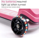 KUB Toddler Scooter for Kids Ages 2+, 3 Wheel Kick Scooter with LED Light-Up Wheels, Adjustable Height Handlebar, Lean-to-Steer, Anti-Slip Deck, Easy-Fold Design, Gift for Boys and Girls by TinyTreasures Baby Boutique