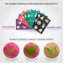 Face Painting Kit for Kids - 28 Colors Professional Face Paint Kit, Non-Toxic and Hypoallergenic, Stencils, Book, Halloween Makeup Kit - Safe and Easy to Use Face Paint Kit for Kids by TinyTreasures Baby Boutique