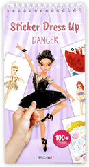 Sticker Dress-Up Dancers. Sticker Activity Book for Kids. Learn Girls Fashion Design, Dancer Poses with Sticker, and Guide for Kids 5 and up. Girls Fashion Paper Dolls Dress up Games by TinyTreasures Baby Boutique