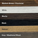 joelsantiques 48 Inch Wooden Floating Shelves for Wall - 48x6x2 in - Made of Natural Wood - Long Heavy Duty Rustic Wall Shelves for Bedroom - Perfect for Living Room, Kitchen - Gray - Grey by CozyNest Decor