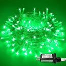 JMEXSUSS Green Lights for St Patrick's Day Decoration, 200 LED Green Christmas Lights Clear Wire, Connectable Green String Lights Indoor Outdoor for Spring Tree Garden St. Patricks Day Decor by GreenHaven Gardens