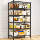 REIBII 6 Tier Shelf Metal Shelving 70"H Storage Shelves Sturdy Wire Rack Shelf Units Adjustable Detachable Storage Shelving Unit for Kitchen Laundry Pantry Garage Commercial 71"H x 21.65"W x 11.8"D by GreenHaven Gardens