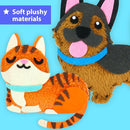 KRAFUN Easy Sewing Kit for Beginner Kids Arts & Crafts, 8 Easy DIY Projects of Stuffed Animal Dolls of Puppies & Kittens, Dogs and Cats, Instructions & Felt, Gift for Girls, Boys, Learn to Sew by TinyTreasures Baby Boutique