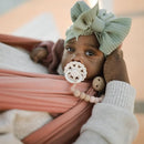 FRIGG Natural Rubber Baby Pacifier 6-Pack Cinnamon Charm | Made in Denmark | BPA-Free (6-18 Months) by TinyTreasures Baby Boutique