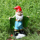 Tirifer 8.3inch/21cm Big Size Garden Gnome, Polyresin Outdoor Sculpture Gnome Statue Garden Figurine Art Garden Decoration for Lawn Yard Balcony Porch Patio by GreenHaven Gardens