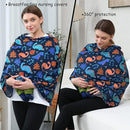 Car Seat Covers for Babies - Multi-use Carseat Canopy Cover Breastfeeding Covers, Stroller Canopy Cover (Navy Dinosaur) by TinyTreasures Baby Boutique
