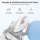 Yaheetech Foldable Ironing Board, Heavy Duty Iron Board with 9 Adjustable Heights, 4 Layer Cover and Safety Iron Rest, 52X14 Compact and Space Save Iron Board for Home Laundry Room Use, Blue by CozyNest Decor
