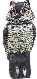 Owl Decoys to Scare Birds Away with Rotating Head,Natural Enemy Bird Deterrent Realistic Eyes & Waterproof Shape Fake Owl Scarecrow Bird Control by GreenHaven Gardens