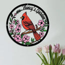 Personalized Name Garden Cardinal Metal Signs with Stake, Custom Family Name Yard Decor for Outdoor Outside, Cardinal Lawn Patio Stake Gardening Enthusiasts Grandmothers Gift by CozyNest Decor