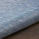 Nourison Positano Indoor-Outdoor Navy Blue 9' x 12' Area Rug, Easy Cleaning, Non Shedding, Bed Room, Living Room, Dining Room, Backyard, Deck, Patio (9x12) by CozyNest Decor